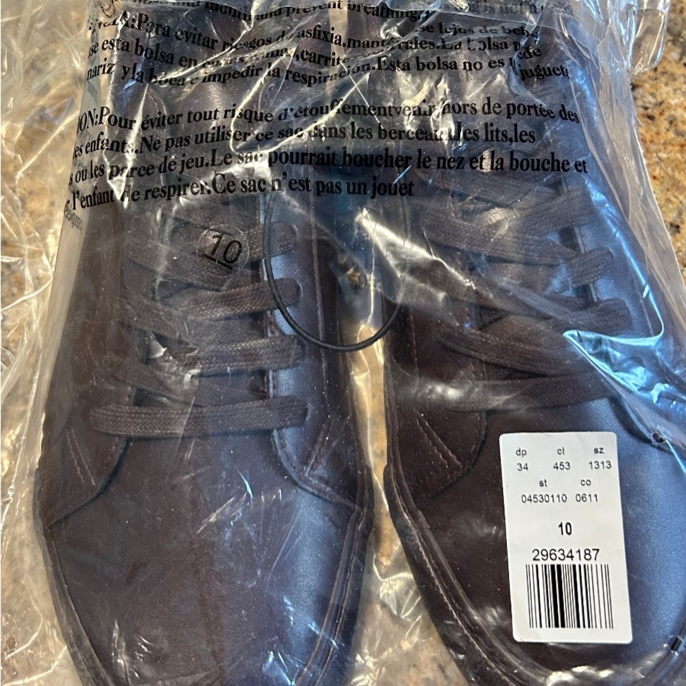Express Men’s Size 10 Faux Leather Shoes - Wine Color